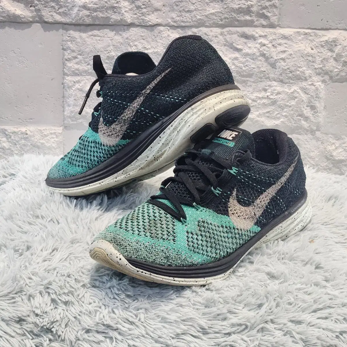 5z-8:Nike Flyknit Lunar 3Blue Lagoon(250